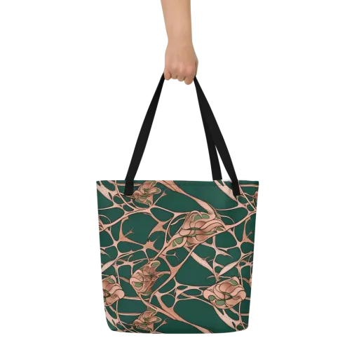 Copper Canopy on a Large Tote Bag W/ Pocket