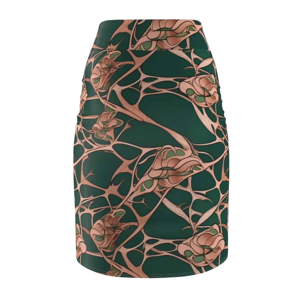 Copper Canopy on Pencil Skirt — Back