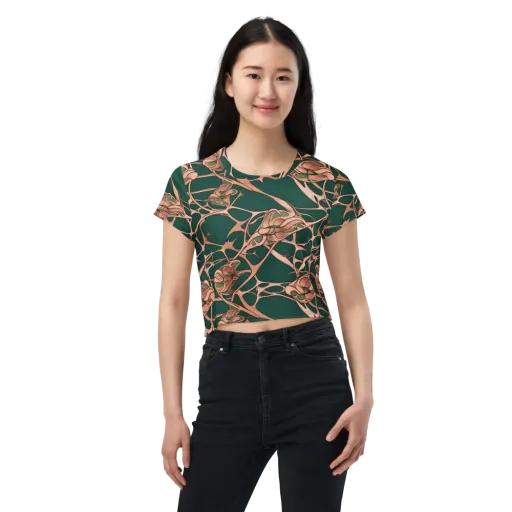 Copper Canopy on a Crop Tee