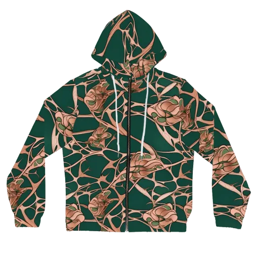 Copper Canopy on a Women's Full-Zip Hoodie