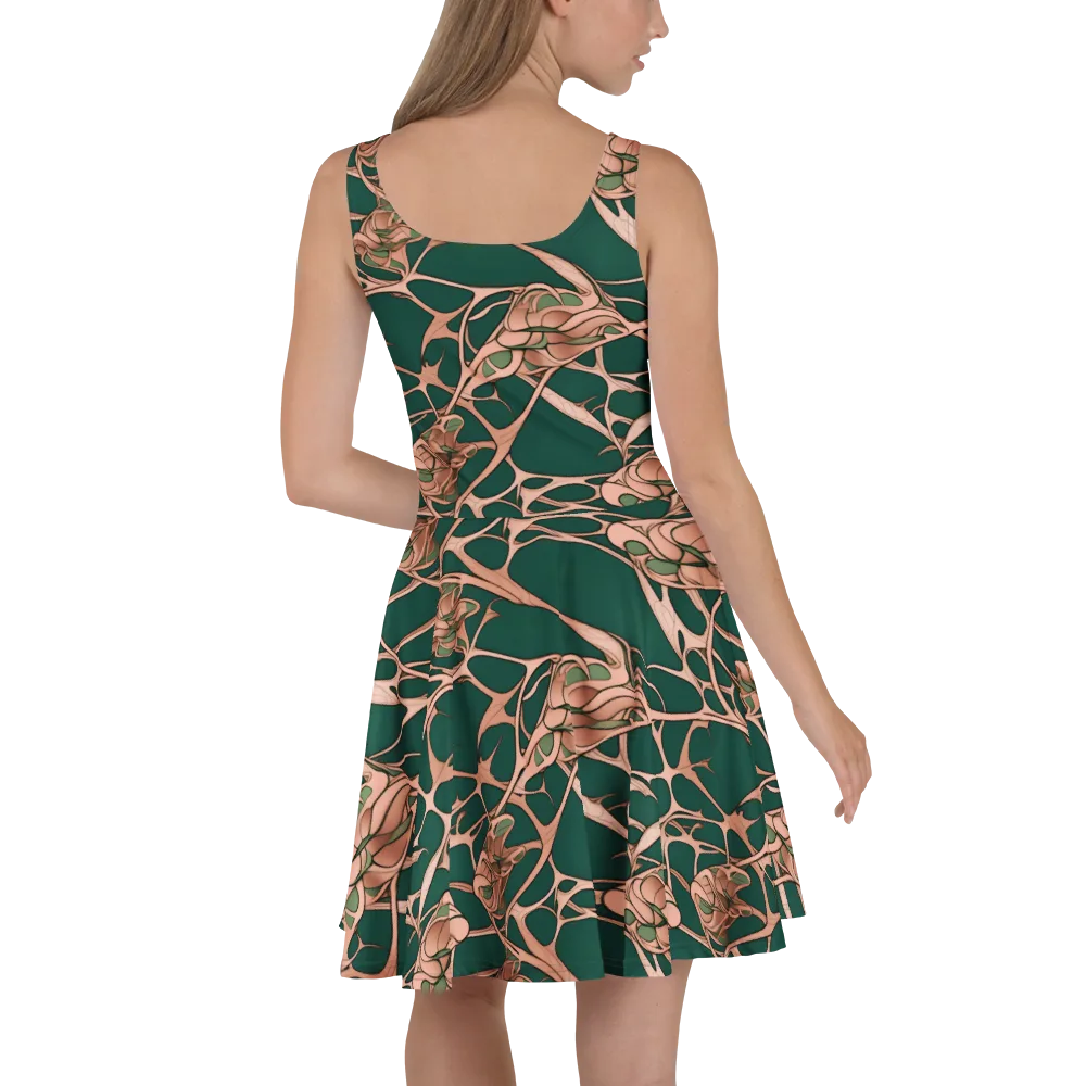 Copper Canopy on Skater Dress — Back