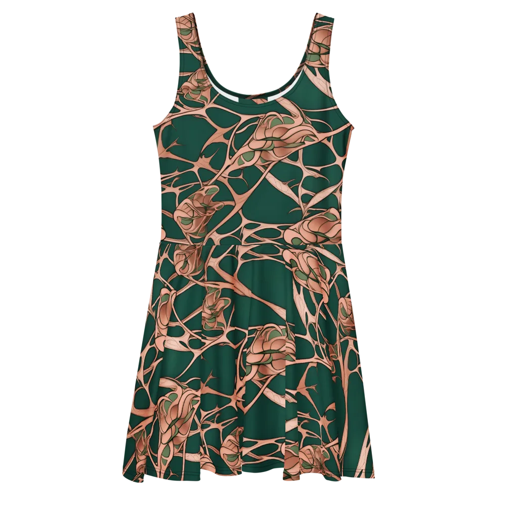 Copper Canopy on Skater Dress — Front