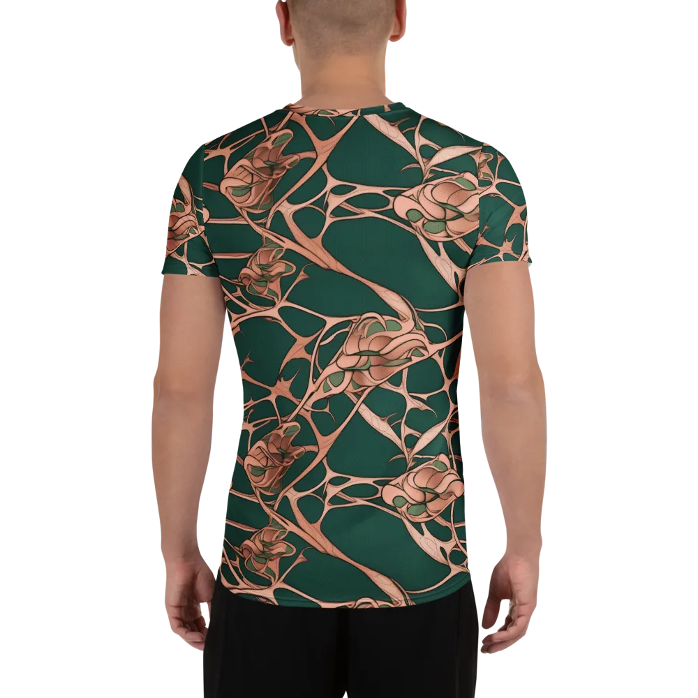 Copper Canopy on Men's Athletic T-Shirt — Back
