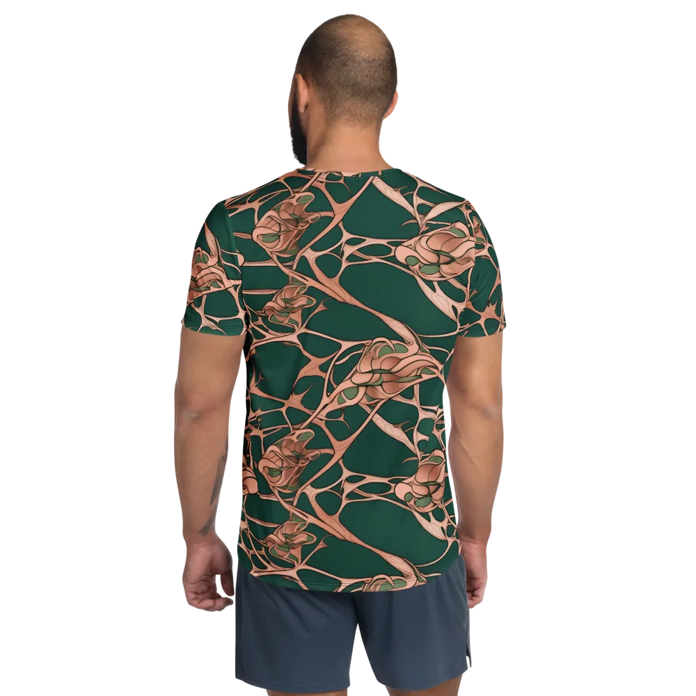 Copper Canopy on Men's Athletic T-Shirt — Back