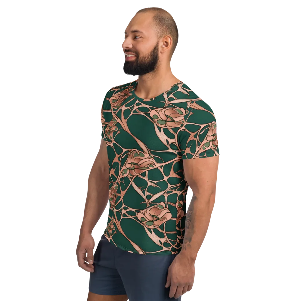 Copper Canopy on Men's Athletic T-Shirt — Left