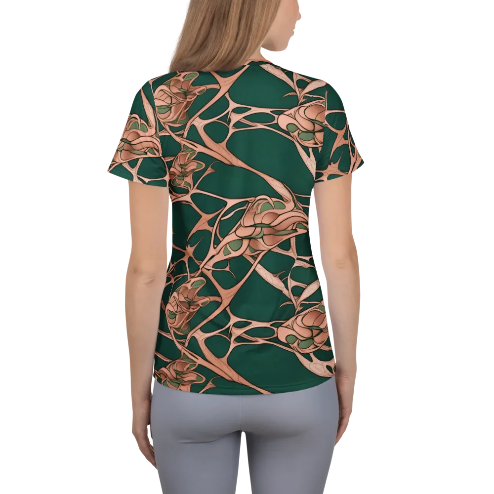 Copper Canopy on Women's Athletic T-Shirt — Back