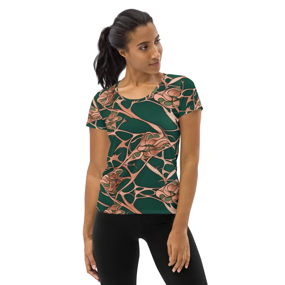Copper Canopy on Women's Athletic T-Shirt — Front