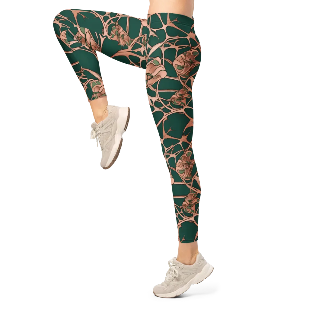 Copper Canopy on Leggings — Left