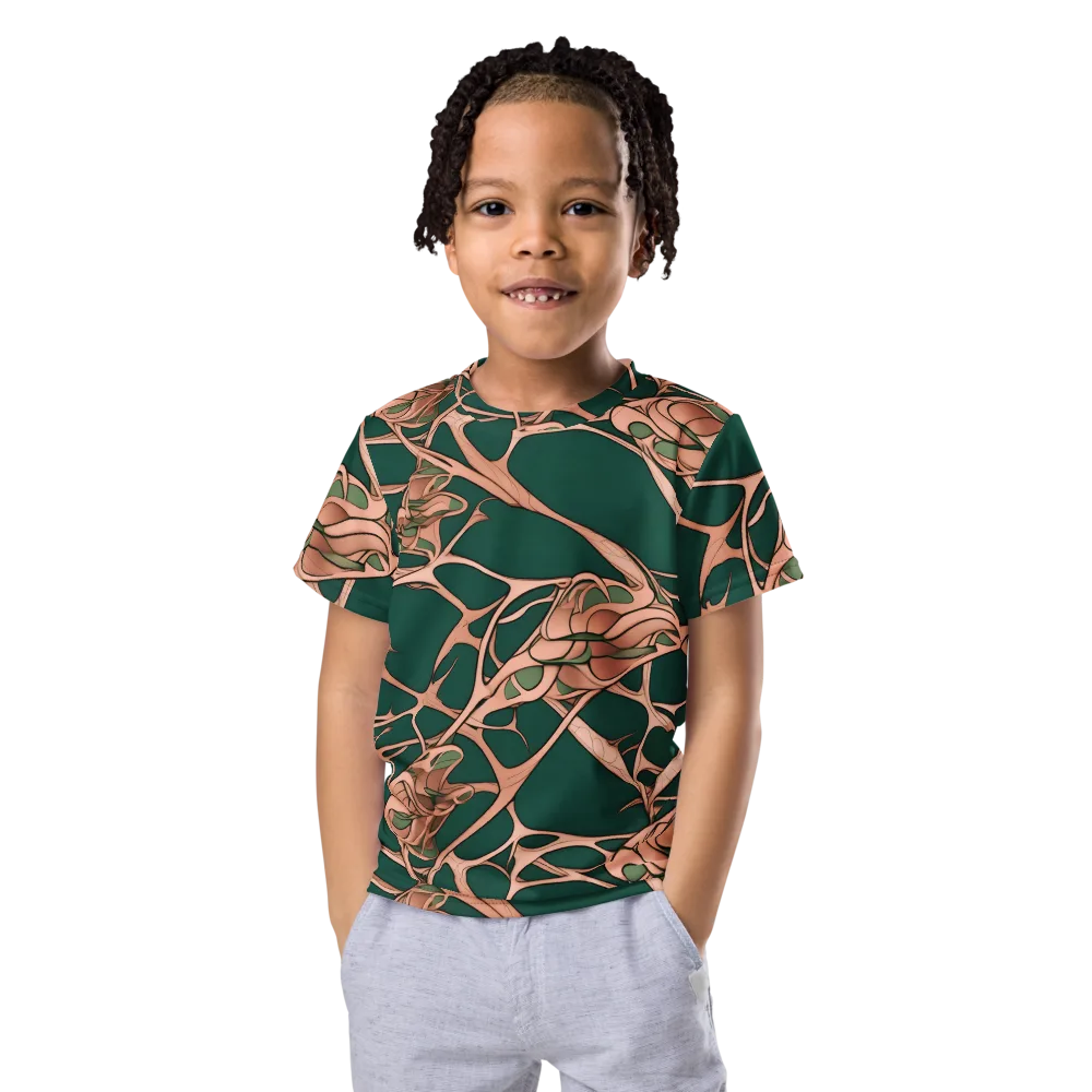 Copper Canopy on Kids Crew Neck T-Shirt — Front