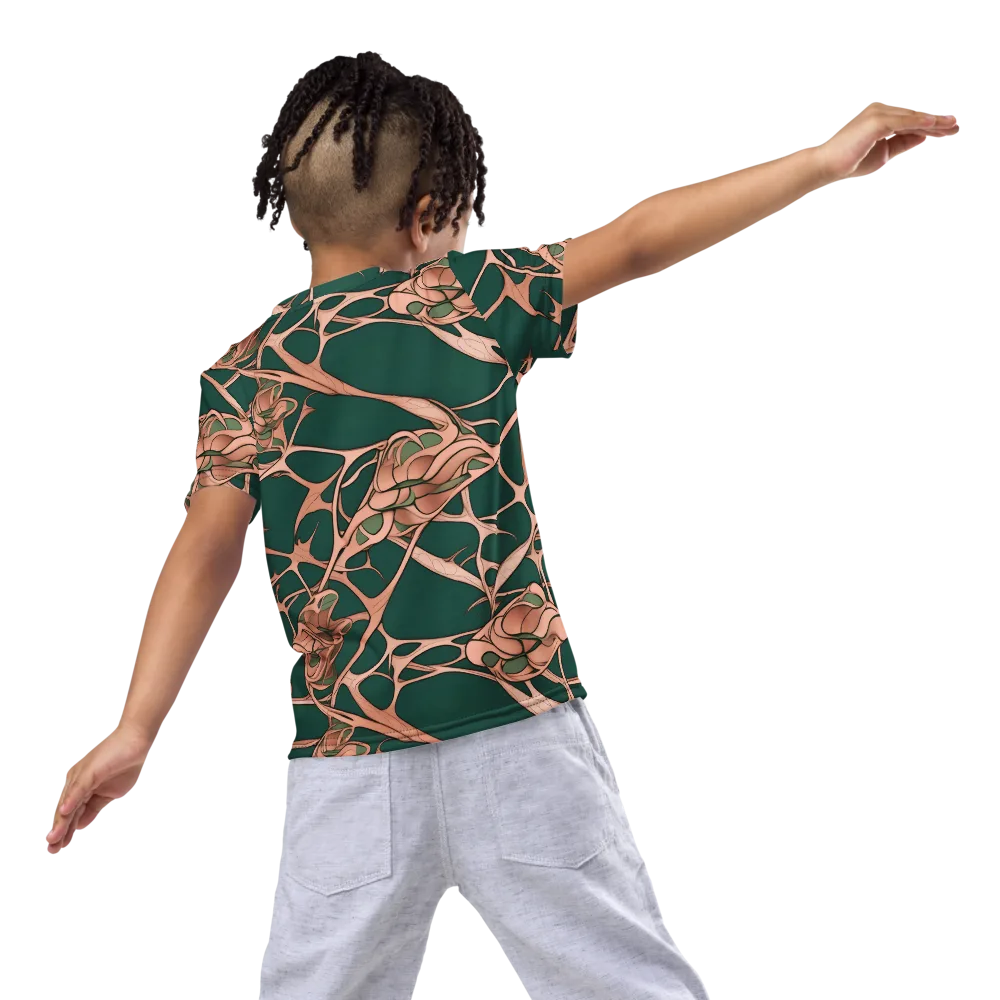 Copper Canopy on Kids Crew Neck T-Shirt — Back