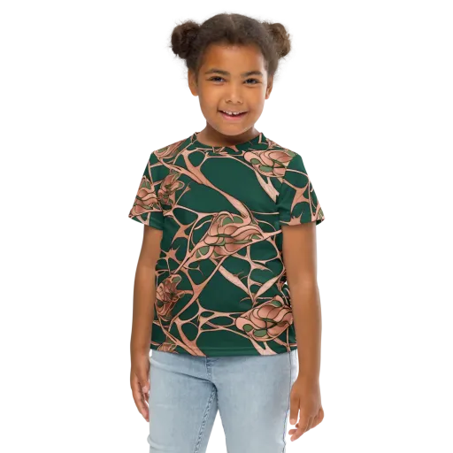 Copper Canopy on a Kids Crew Neck T-Shirt