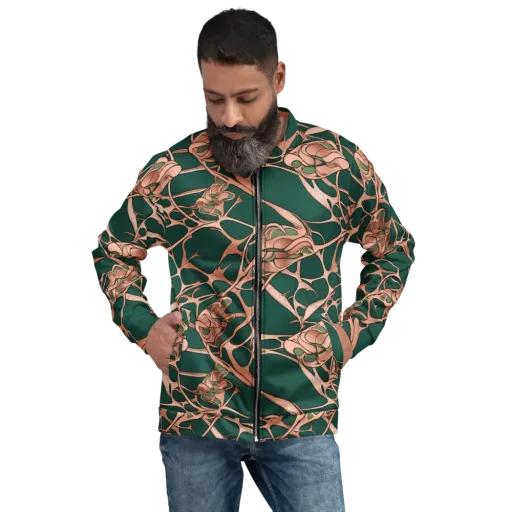 Copper Canopy on a Bomber Jacket