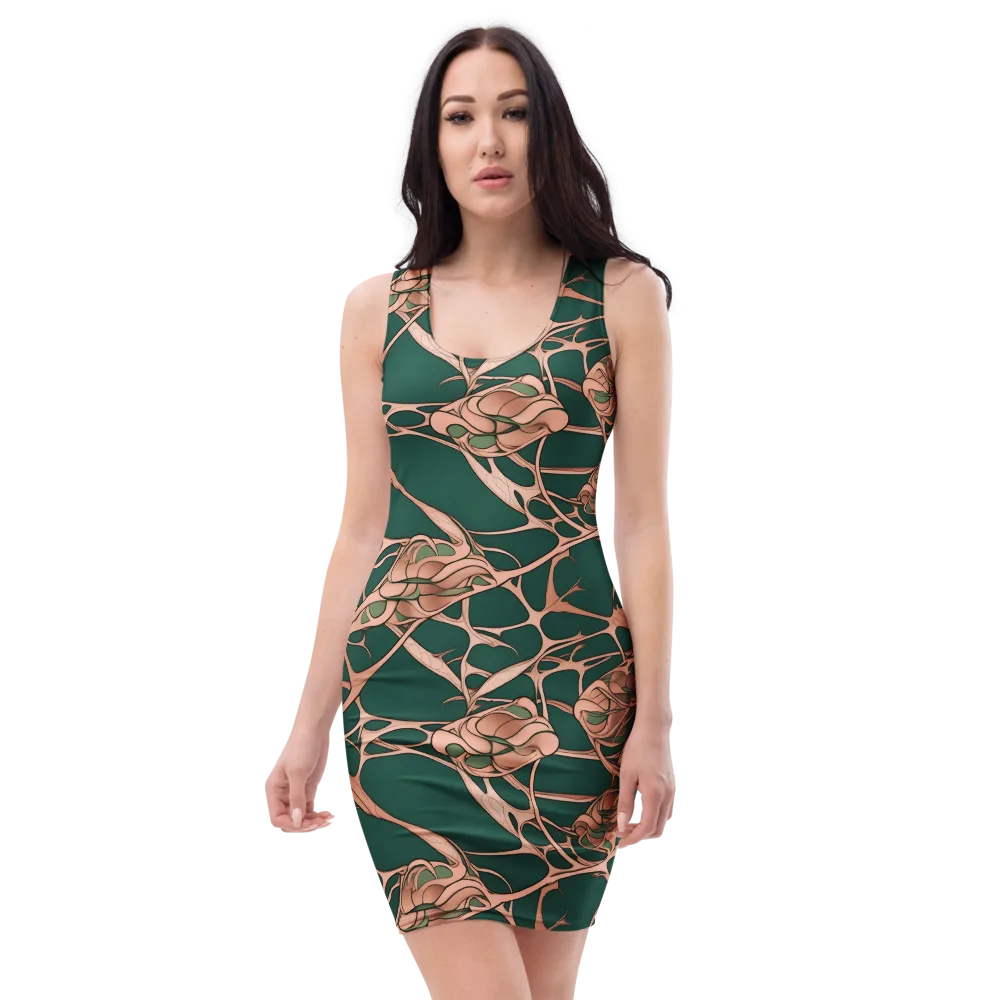 Copper Canopy on Bodycon Dress — Front