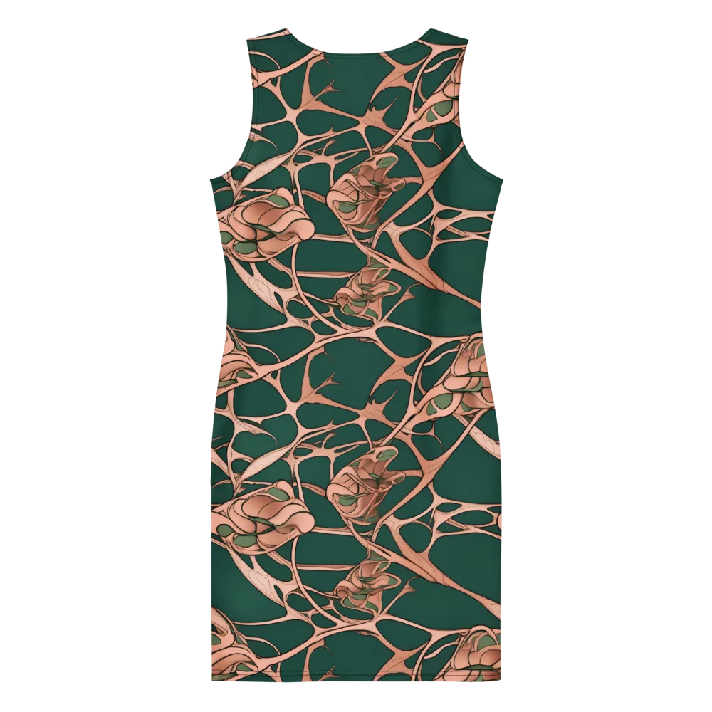 Copper Canopy on Bodycon Dress — Back