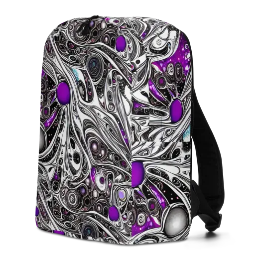 Neo-Noir Waves on a Minimalist Backpack
