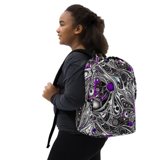 Neo-Noir Waves on a Minimalist Backpack