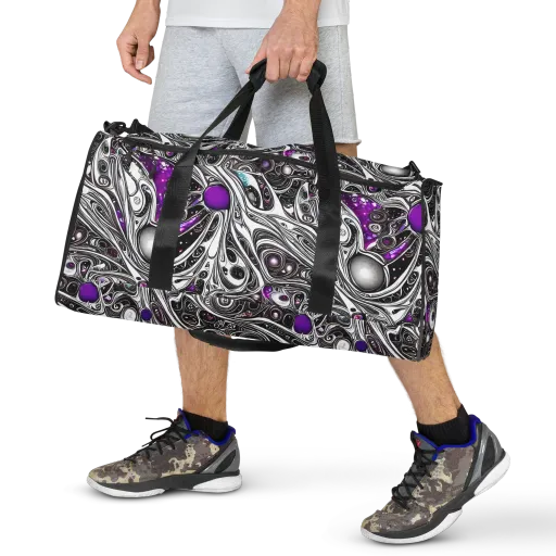 Neo-Noir Waves on a Duffle Bag
