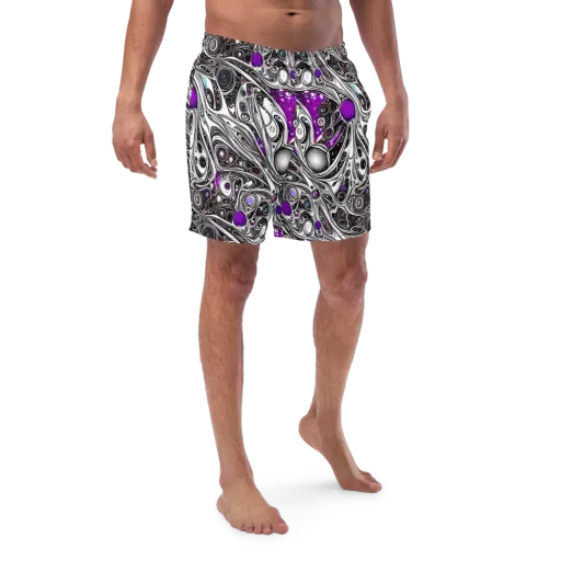 Neo-Noir Waves on a Swim Trunks
