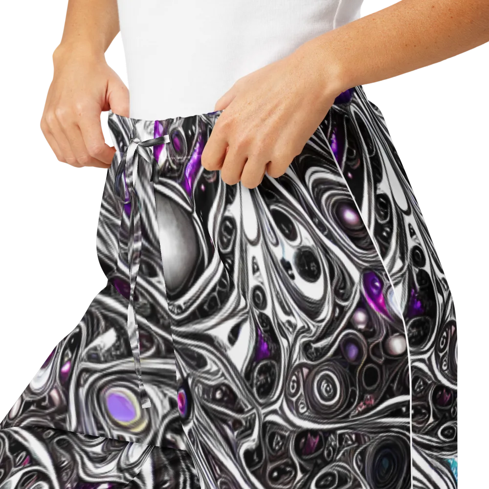Neo-Noir Waves on Women's Pajama Pants — Product details