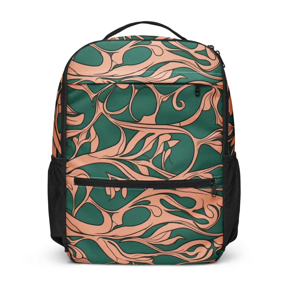 Moss And Apricot on Utility Backpack — Front