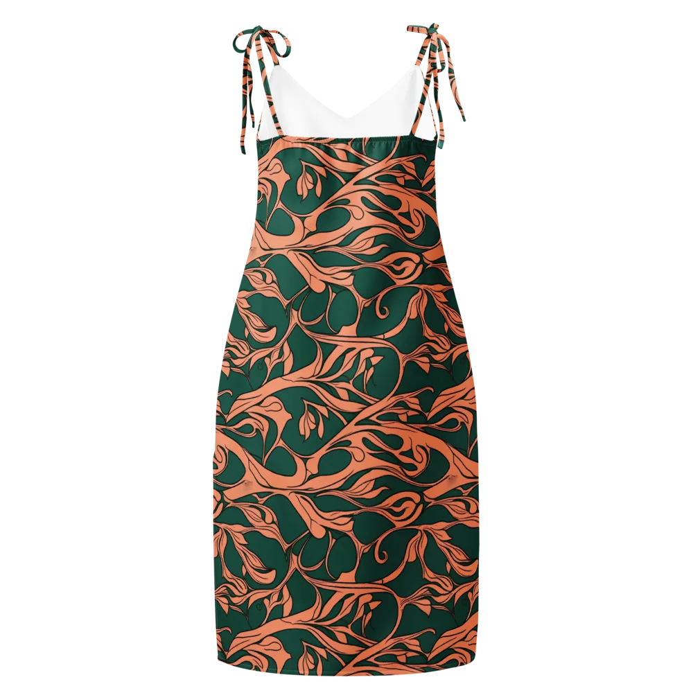 Moss And Apricot on Slip Dress — Back