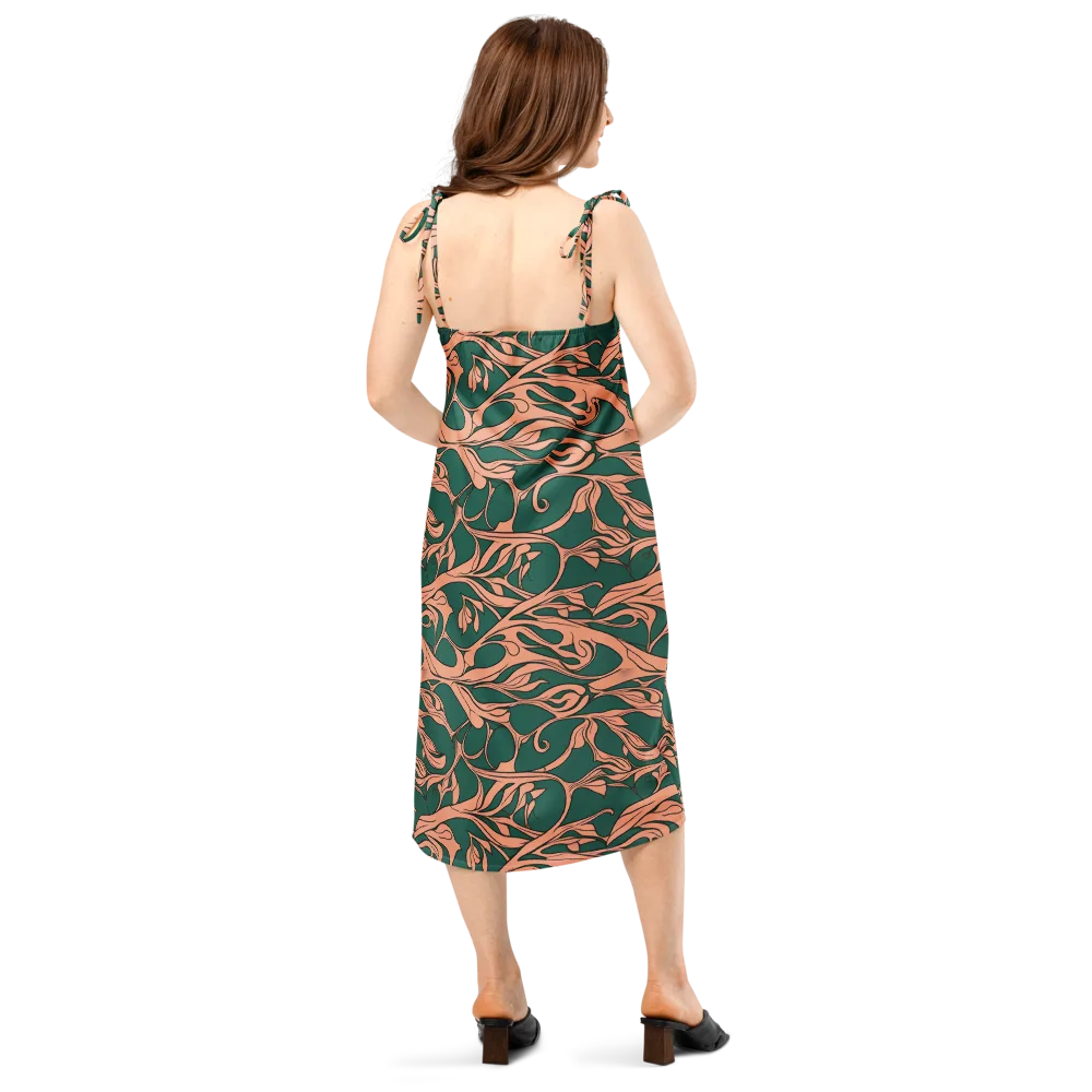 Moss And Apricot on Slip Dress — Back