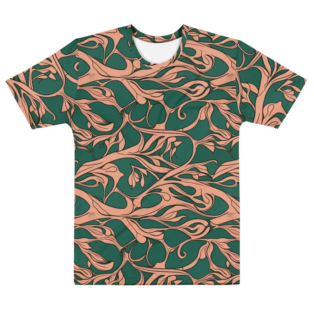 Moss And Apricot on Men's Cotton Crew Neck T-Shirt — Front