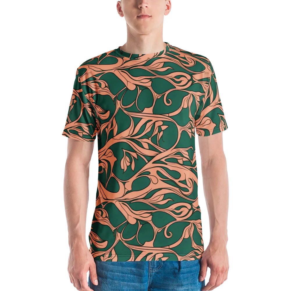 Moss And Apricot on Men's Crew Neck T-Shirt — Front