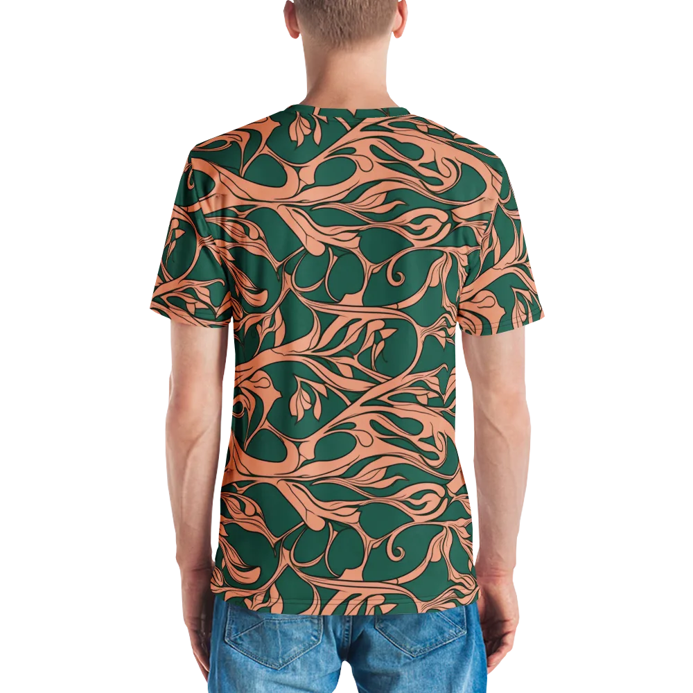 Moss And Apricot on Men's Crew Neck T-Shirt — Back