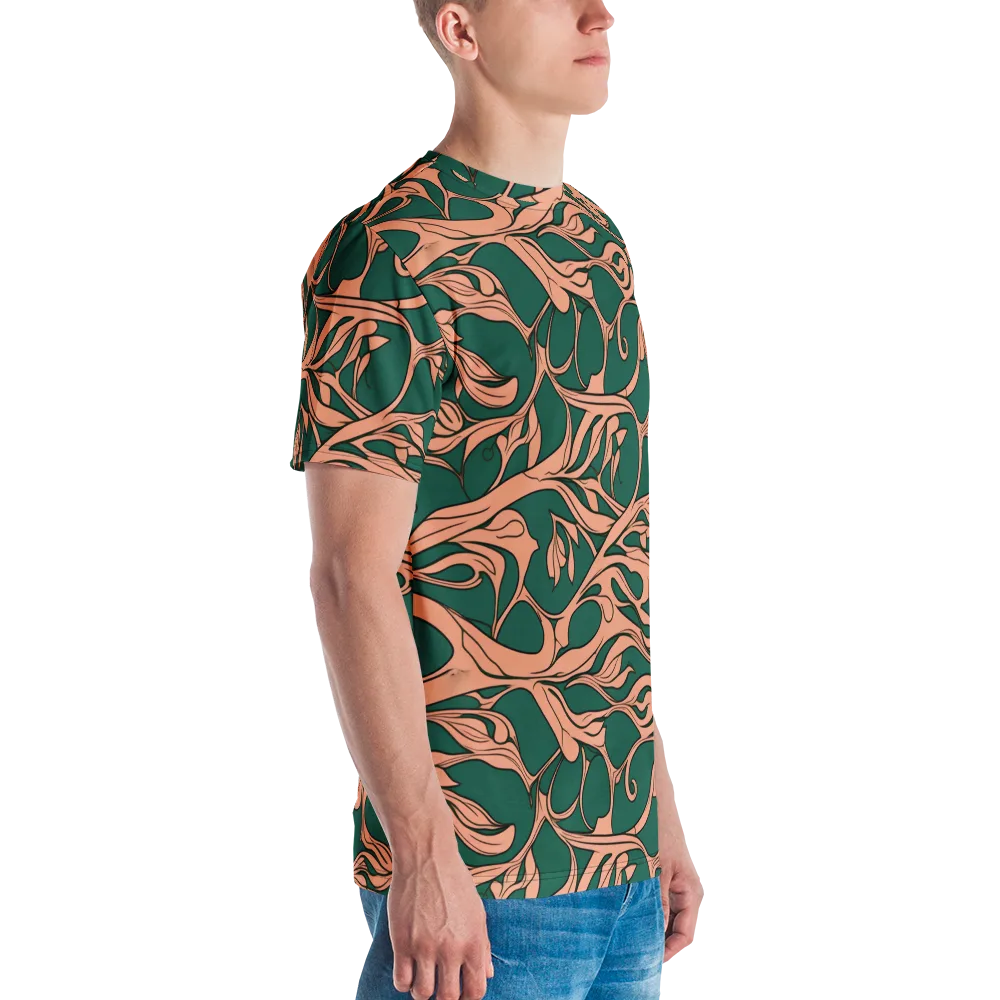 Moss And Apricot on Men's Crew Neck T-Shirt — Right