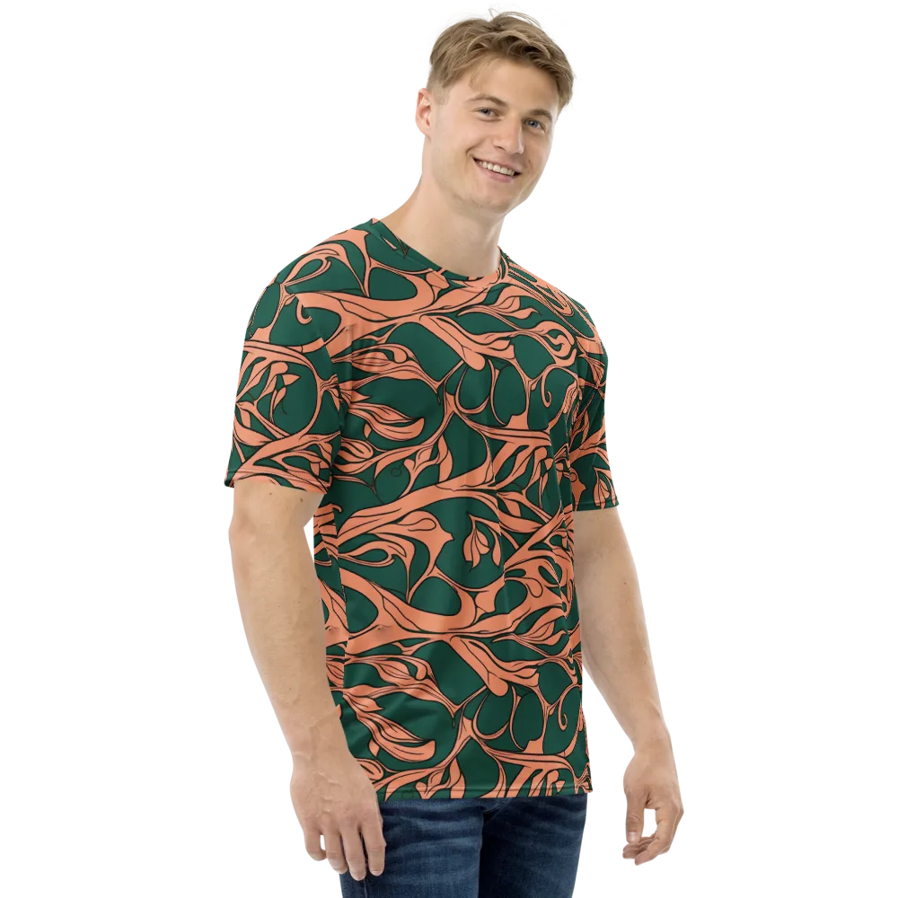 Moss And Apricot on Men's Crew Neck T-Shirt — Right