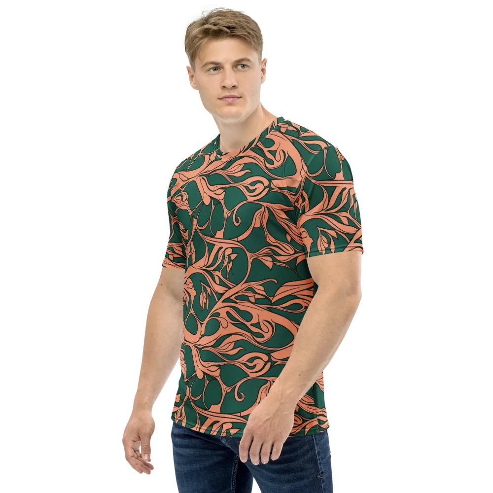 Moss And Apricot on Men's Crew Neck T-Shirt — Left