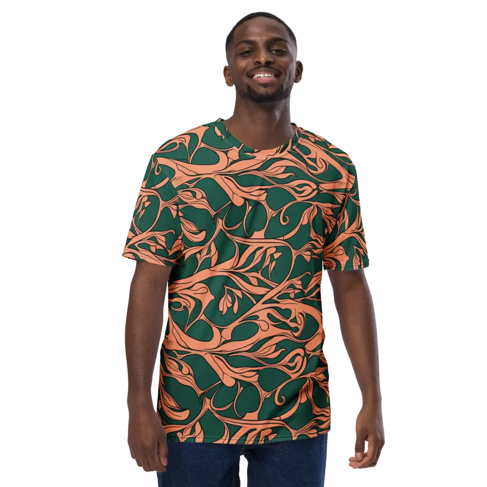 Moss And Apricot on Men's Crew Neck T-Shirt — Front