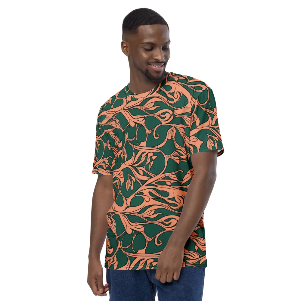 Moss And Apricot on Men's Crew Neck T-Shirt — Left