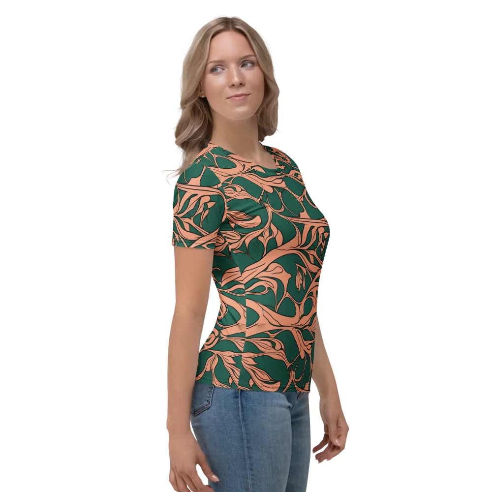 Moss And Apricot on Women's Crew Neck T-Shirt — Right
