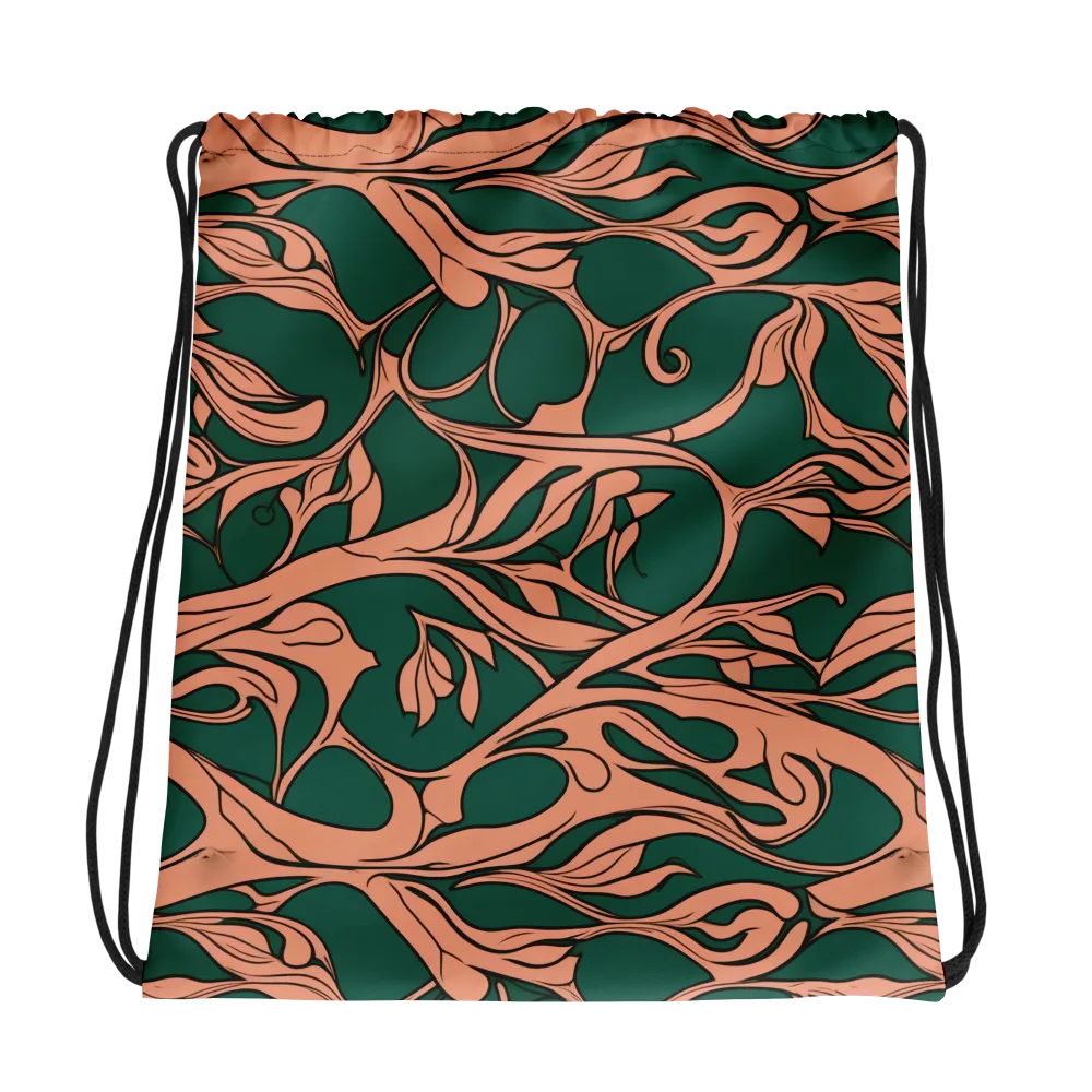 Moss And Apricot on Drawstring Bag — Photo
