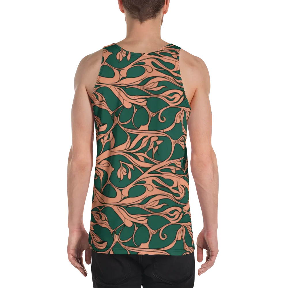 Moss And Apricot on Men's Tank Top — Back