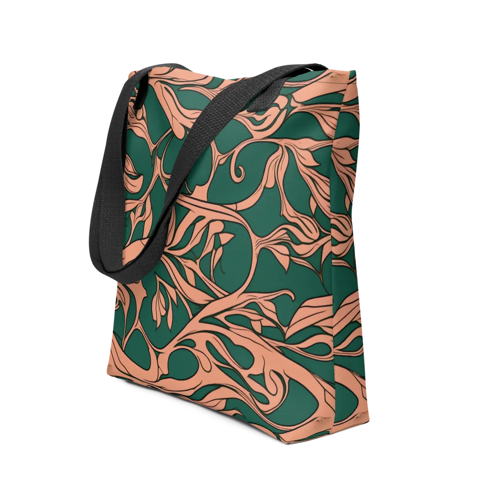 Moss And Apricot on Tote Bag — Front