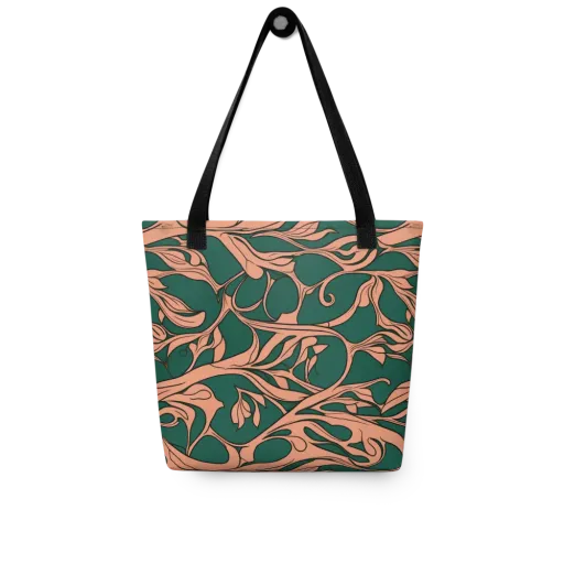 Moss And Apricot on a Tote Bag