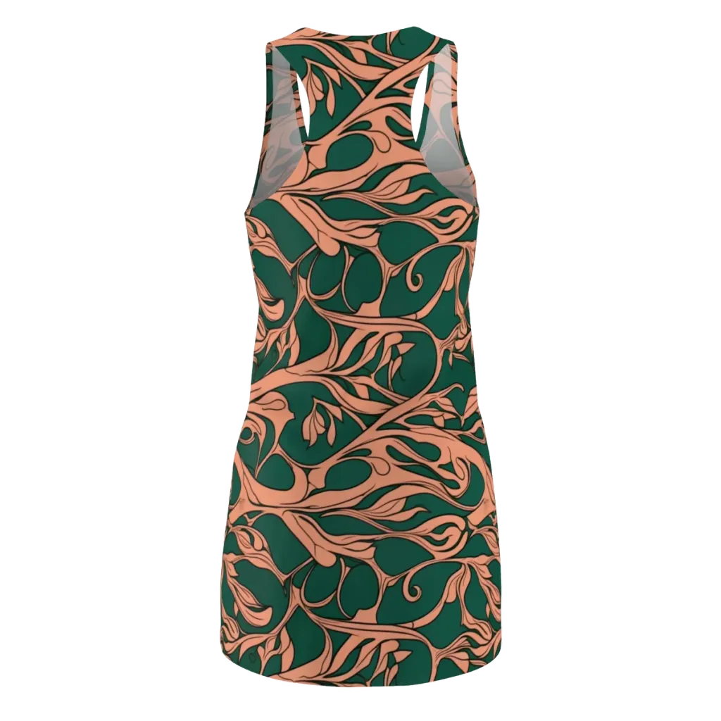 Moss And Apricot on Racerback Dress — Back