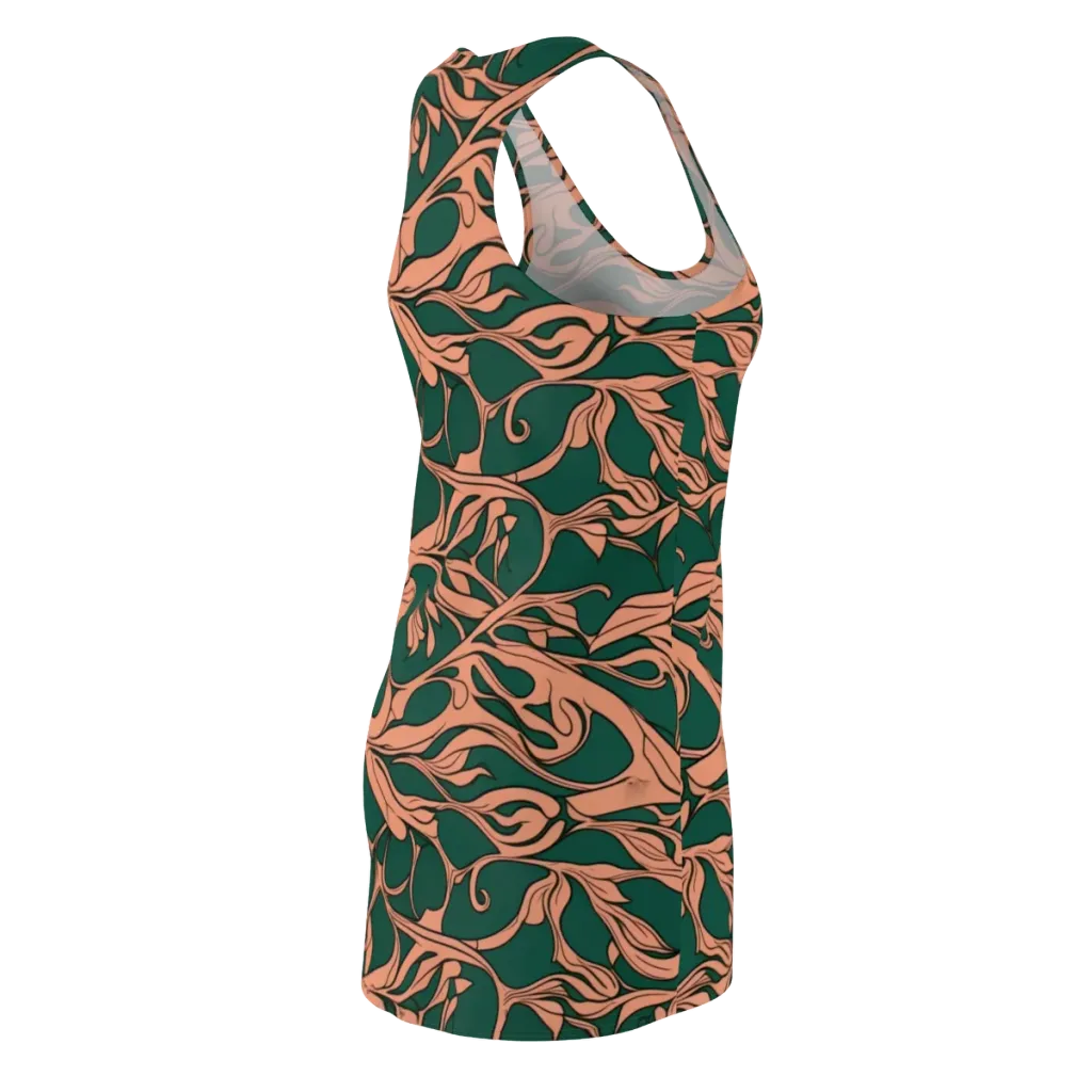 Moss And Apricot on Racerback Dress — Back Side