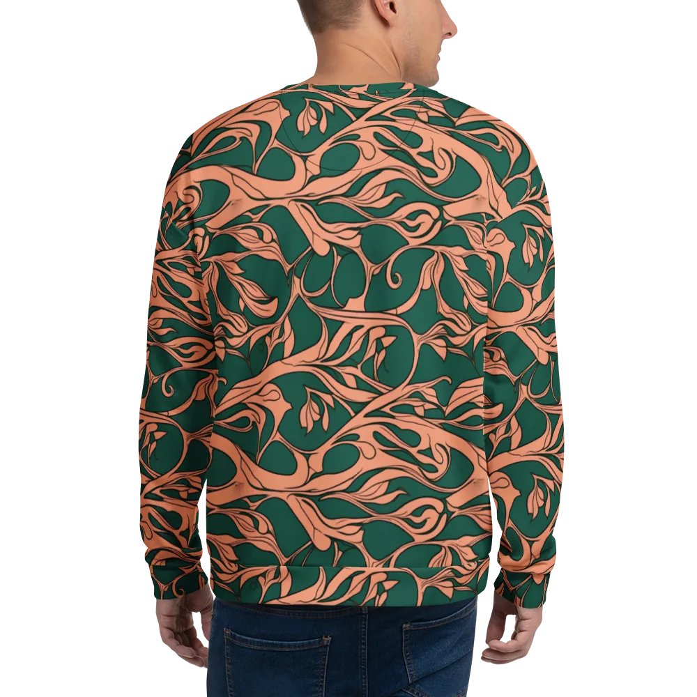 Moss And Apricot on Sweatshirt — Back