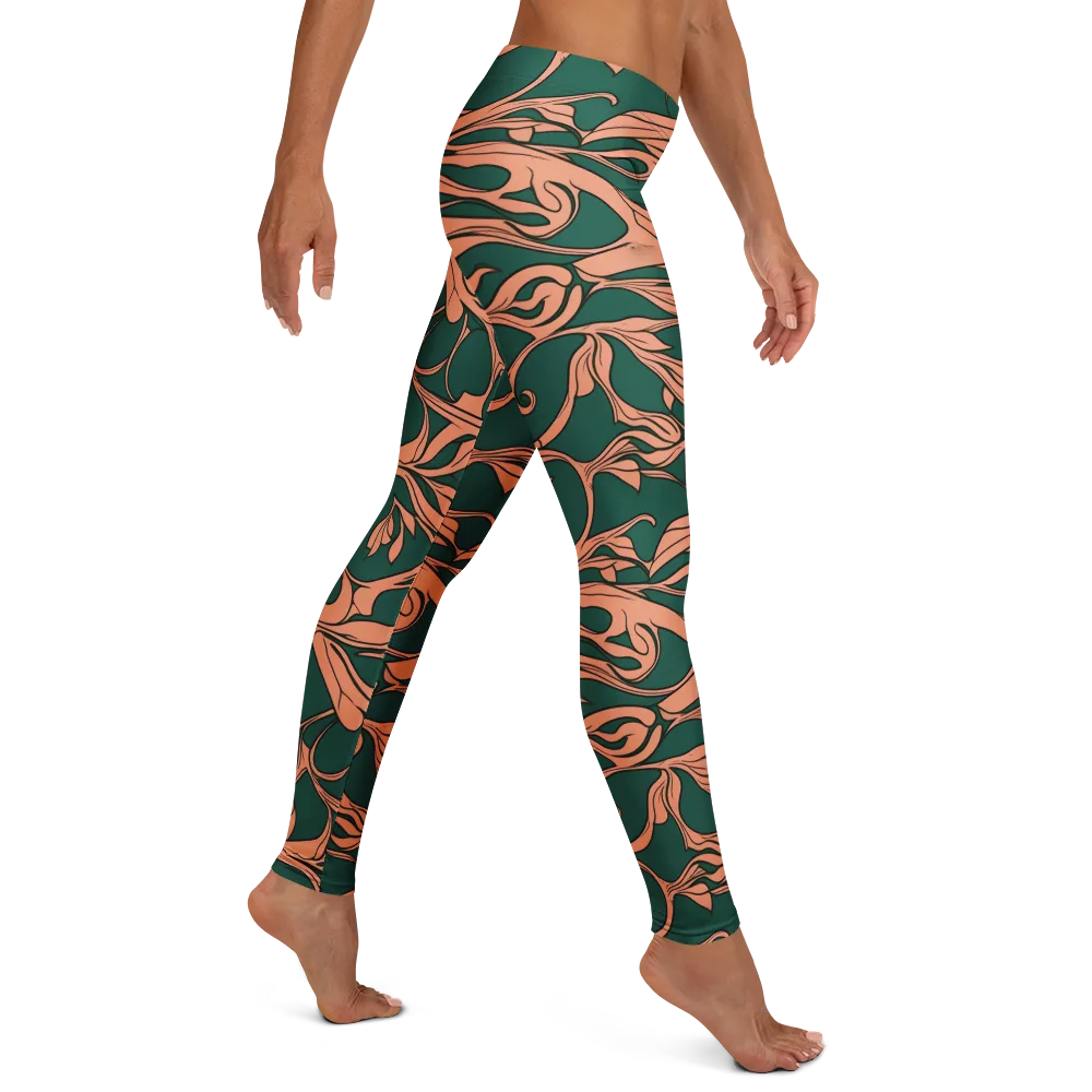 Moss And Apricot on Leggings — Right