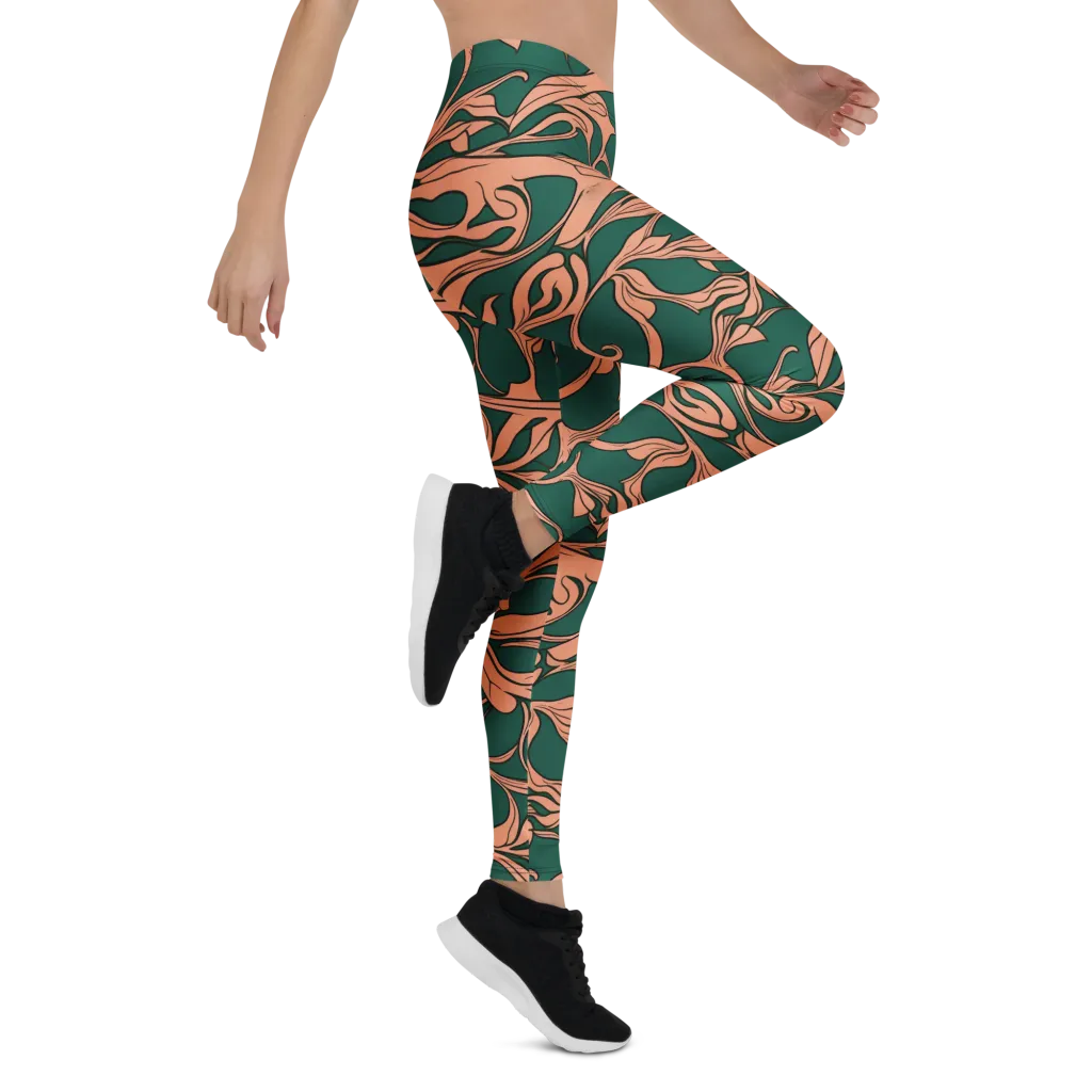 Moss And Apricot on Leggings — Right