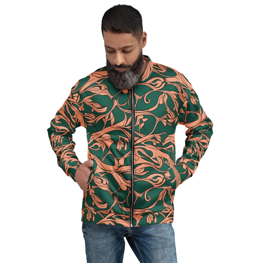 Moss And Apricot on Bomber Jacket — Front