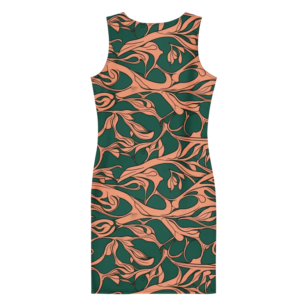 Moss And Apricot on Bodycon Dress — Back