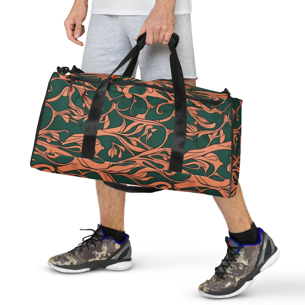Moss And Apricot on Duffle Bag — Front