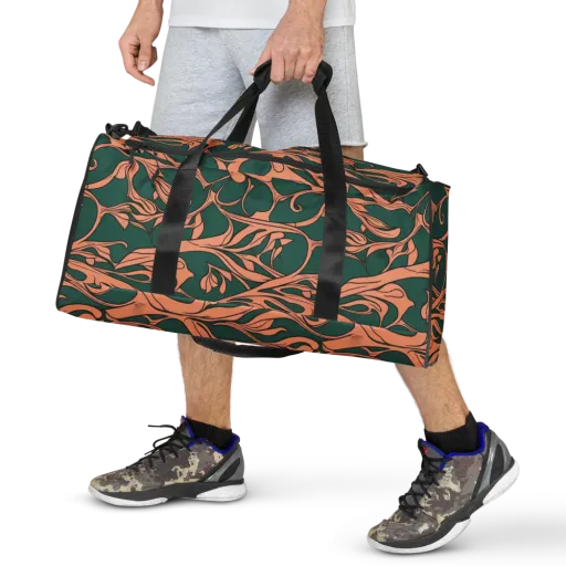 Moss And Apricot on a Duffle Bag