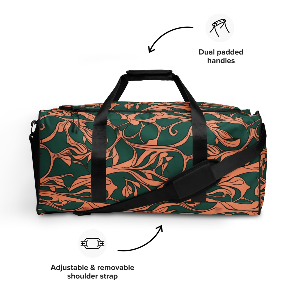 Moss And Apricot on Duffle Bag — Front