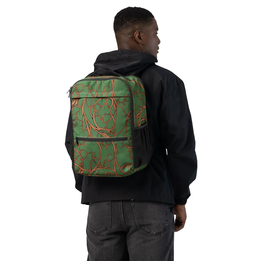 Copperwild Vines on Utility Backpack — Back